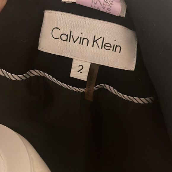 Calvin Klein Suit Jacket EUC Size 2 - Picture 7 of 9